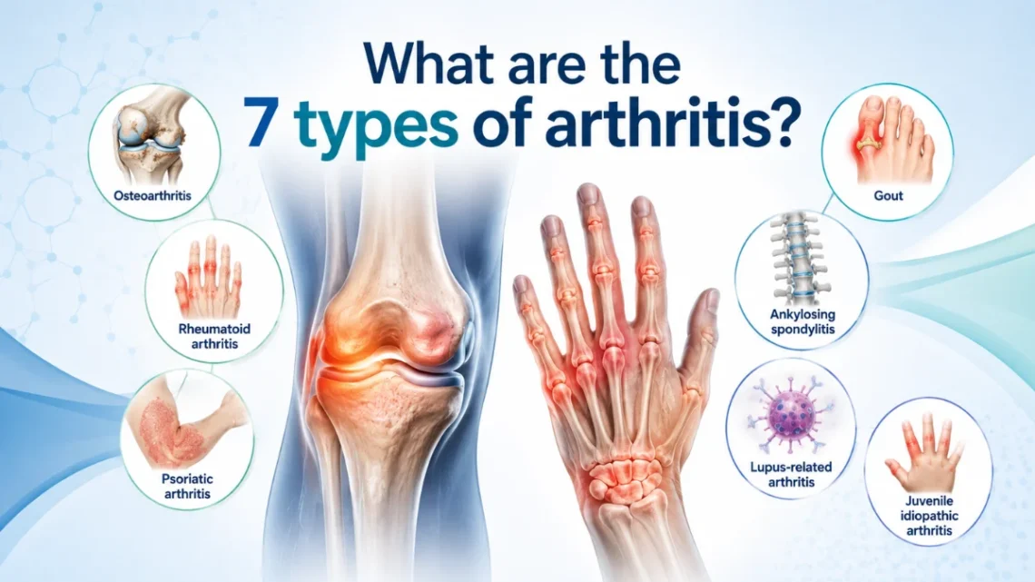 What are the 7 types of arthritis